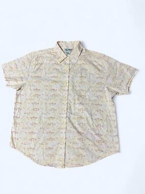 Magellan Short-Sleeve Fish Print Button-Down Shirt